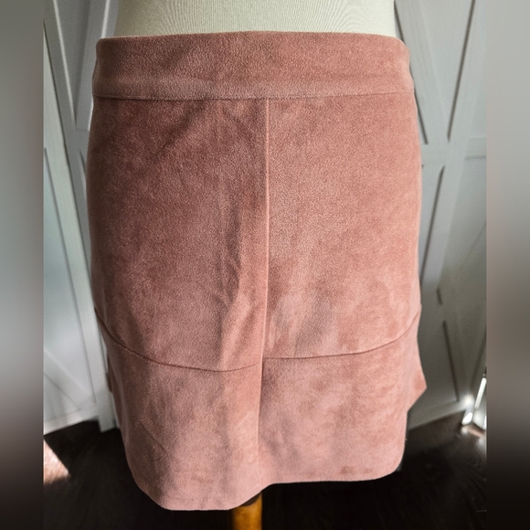 Lulus "Shenandoah" Faux Suede Mini Skirt - Picture 3 of 8